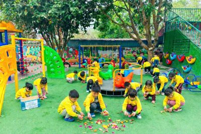 CÔ TRÒ TRƯỜNG MẦM NON CỒN CHUNG TAY TỔNG DỌN VỆ SINH, TRANG TRÍ LỚP HỌC HÂN HOAN ĐÓN TẾT NGUYÊN ĐÁN 2026