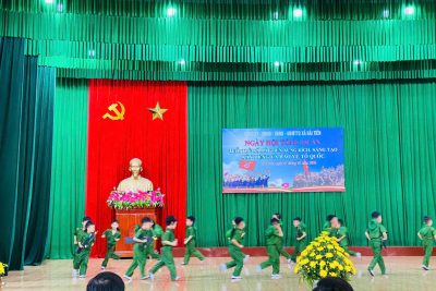 🎉 TRƯỜNG MẦM NON CỒN THAM GIA VĂN NGHỆ DIỄN ĐÀN TIỄN THANH NIÊN LÊN ĐƯỜNG NHẬP NGŨ NĂM 2026