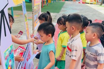Trường mầm non Thị trấn Cồn tổ chức Tuần lễ phim hoạt hình – Cùng nhau lớn lên , cùng nhau trưởng thành!