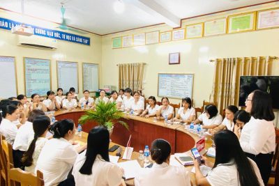 Hội nghị cán bộ, công chức viên chức, người lao động” năm học 2025 – 2026 trường Mầm non Cồn”.